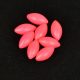Sunset - BEADS FLOATING OVAL FLUO PINK 5x10mm X20 - Stopper