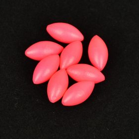 Sunset - BEADS FLOATING OVAL FLUO PINK 7x15mm X20 - Stopper