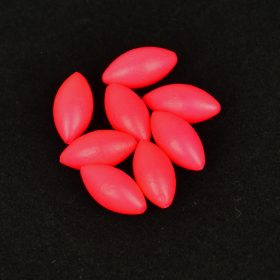 Sunset - BEADS FLOATING OVAL FLUO RED 5x10mm X20 - Stopper