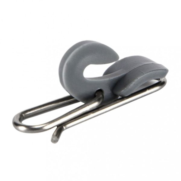 Sunset - IMPACT BAIT CLIP GREY X10 - Wirbelkarabiner