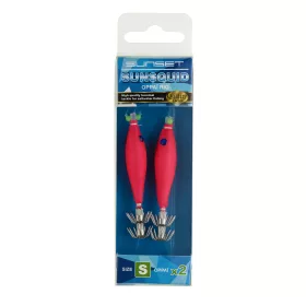 Sunset Sunsquid Oppai M Fluo Pink 9cm Tintenfisch-Jig 3 Stk.
