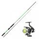 Sunset Seavenger Squid-Egi 240-2M (5/25g) Rute und Seavenger SW 4002FD Rolle Meeresangelset