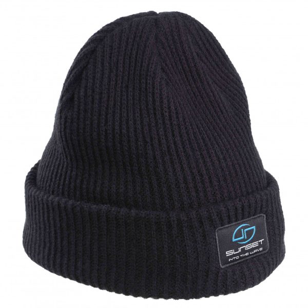 Sunset Beanie Sunkit Hat SW Schwarze Strickmütze