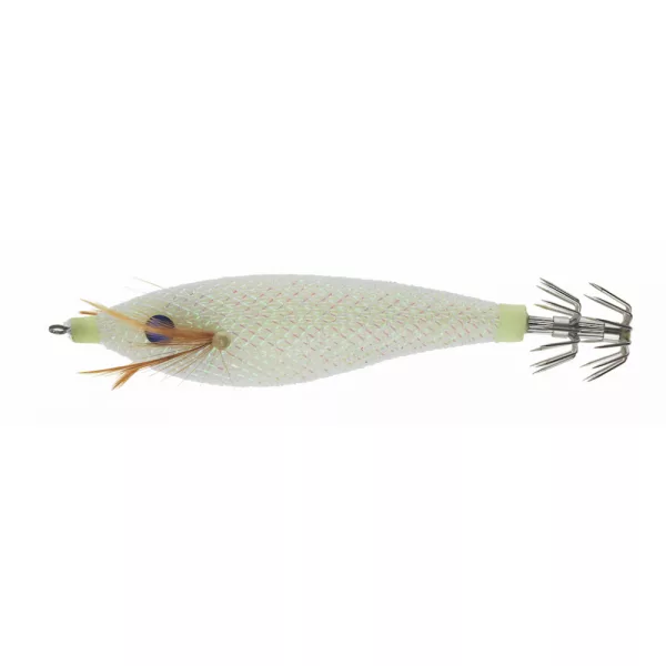 Sunset - SUNSQUID BIG MAMMA FLOATING 8CM SUPER GLOW GANZ WEISS - Kalmar-Jig