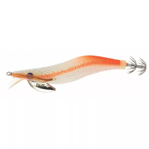 Sunset - SUNSQUID BAD GAMBAS SINKING 11CM SUPER GLOW ORANGE - Tintenfischköder