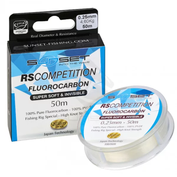 Sunset - FLUOROCARBON SUPER SOFT RS COMPETITION 0,22mm 50M - Fluorocarbon