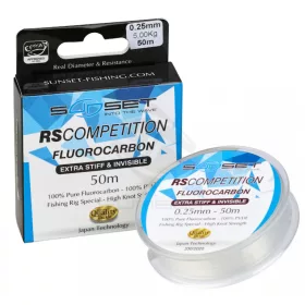   Sunset - FLUOROCARBON EXTRA STEIF RS COMPETITION 0,18mm 50M - Fluorocarbon