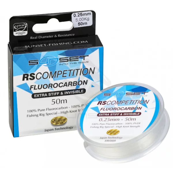 Sunset - FLUOROCARBON EXTRA STEIF RS COMPETITION 0,35mm 25M - Fluorocarbon