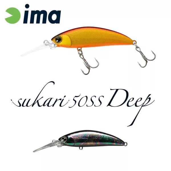 Ima Sukari 50SS Deep 5cm 5gr 114 Titanium Black Wobbler