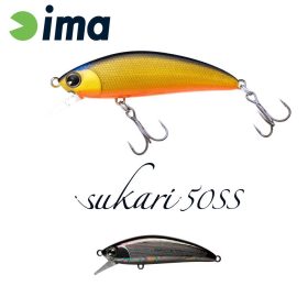 Ima Sukari 50SS 5cm 5gr 114 Titanium Black Wobbler
