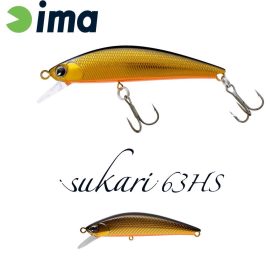 Ima Sukari 63HS 6,3cm 8gr 002 Gold Black Wobbler