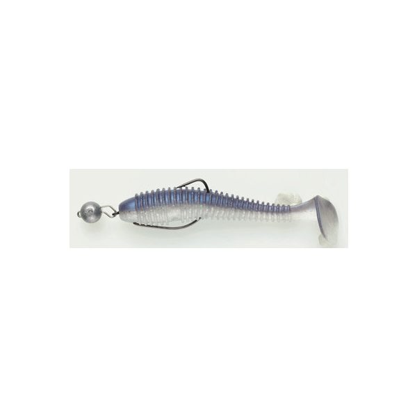 Swimy Cheburashka Galfion Fat Shad Rig Gummifisch K05 120mm - 10gr - Fertiges Rig - Cheburashka Blei - Vormontiert