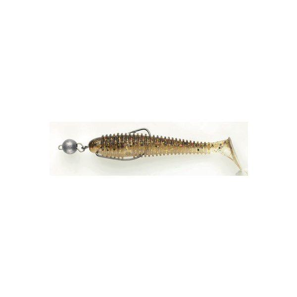 Swimy Cheburashka Galfion Fat Shad Rig Gummifisch K050 120mm - 10gr - Ready Rig - Cheburashka Blei - Vormontiert