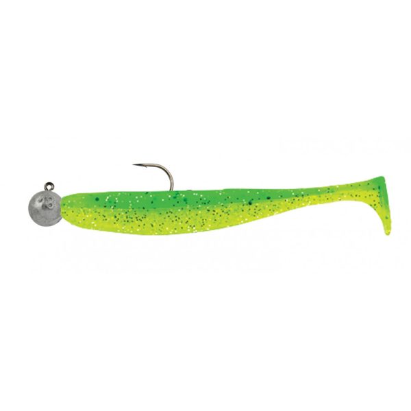 SWIMY Pompei Shad mit Jigkopf Gummifisch K014 100mm - 7,5gr - Ready Rig