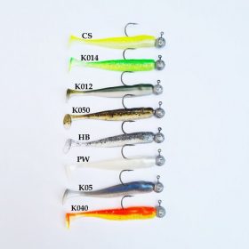 SWIMY Pompei Shad mit Jigkopf Gummifisch K050 75mm - 5gr