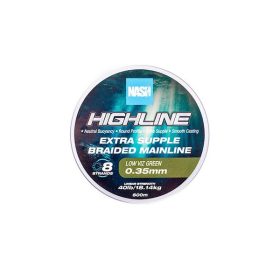 Nash Highline Grün 0,35mm 600m Geflochtene Hauptschnur