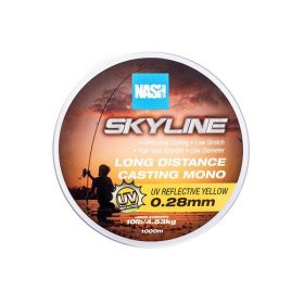 Nash Skyline Mono UV Gelb 0,26mm 1000m Monofile Hauptschnur