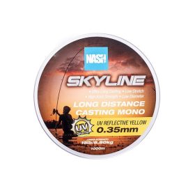 Nash Skyline Mono UV Gelb 0,35mm 1000m Monofile Hauptschnur