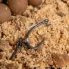 Nash Fluorocarbon D-Rig 8 Vorfachhaken mit Öse, ohne Widerhaken