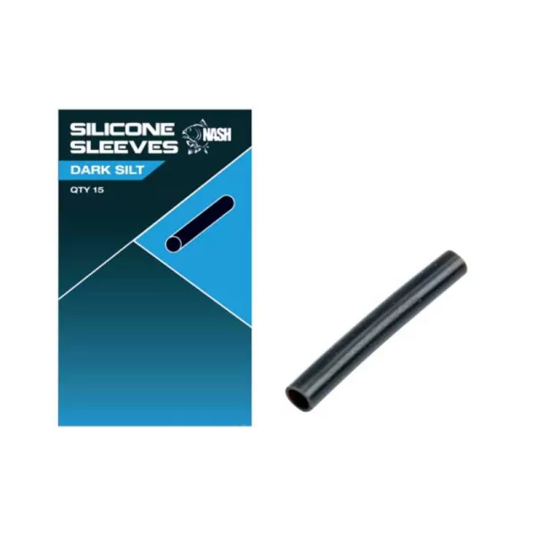 Nash Silicone Sleeves Dark Silt Gummihülse