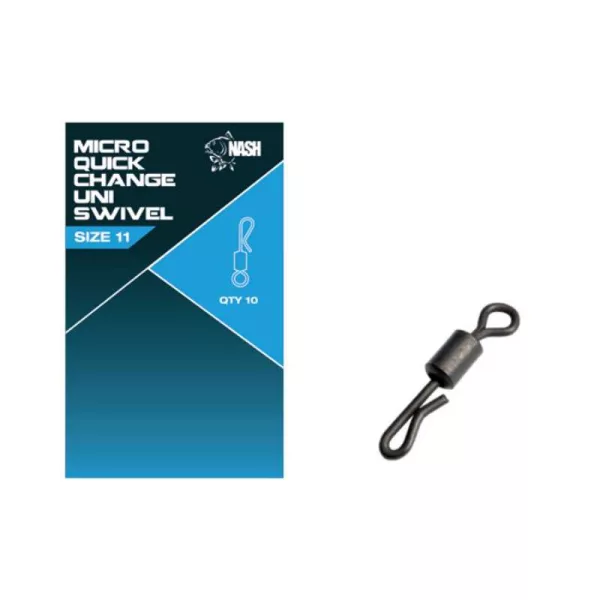 Nash Quick Change Uni Micro Swivel Schnellwechsel-Wirbel klein