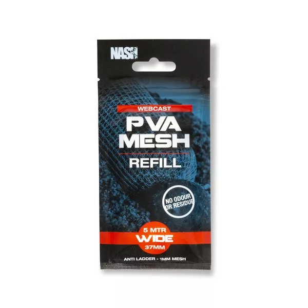 Nash Webcast PVA Nachfüllnetz Breit 37mmx5m