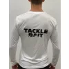 TackleBait Langarm-T-Shirt mit Logo, Weiß S