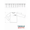 TackleBait Langarm-T-Shirt mit Logo Weiß 4XL