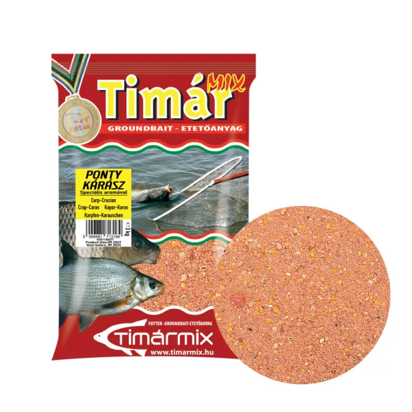 Tímár Mix Basic Karpfen Karausche Rot Futtermittel 1kg