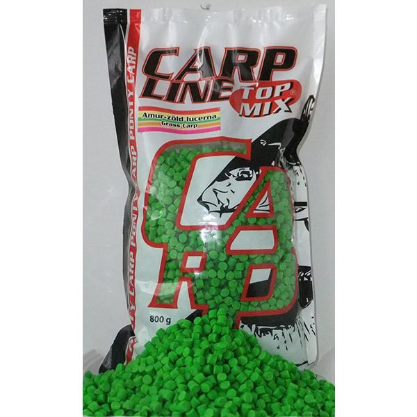 Top Mix Carp Line Grüne Luzerne Fluoro Futterpellet 800gr