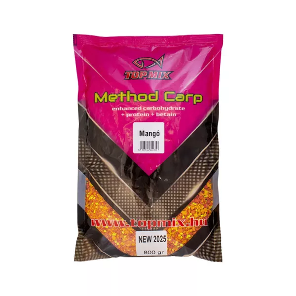 TOP MIX Method Carp Mangó Etetőanyag 800gr