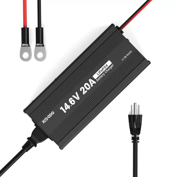 Redodo 14.6V 20A LiFePO4 Akkumulatorladegerät