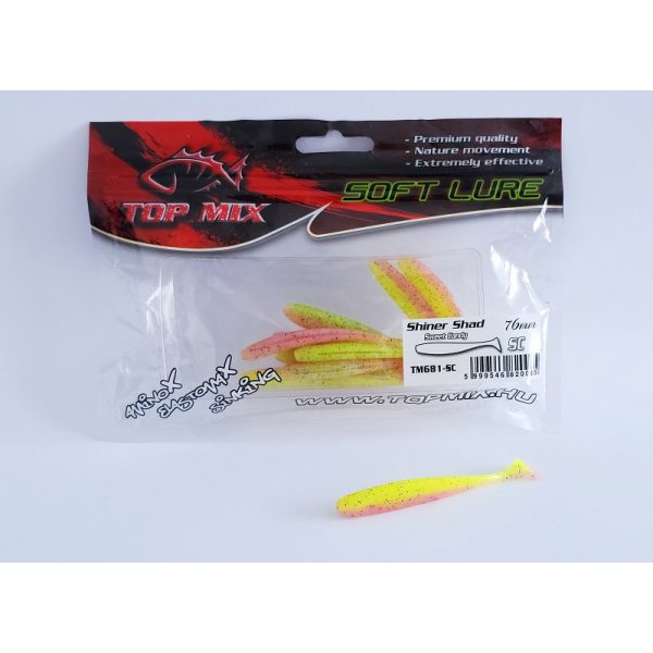 Top Mix Shiner Shad Sweet Candy 7,6cm Kunststoffköder 10 Stk.