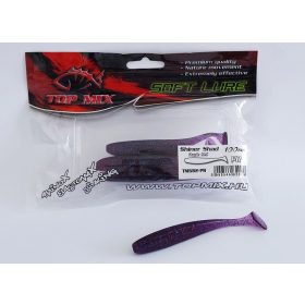   Top Mix Shiner Shad Purple Red 10,0cm Kunststoffköder 6 Stk.