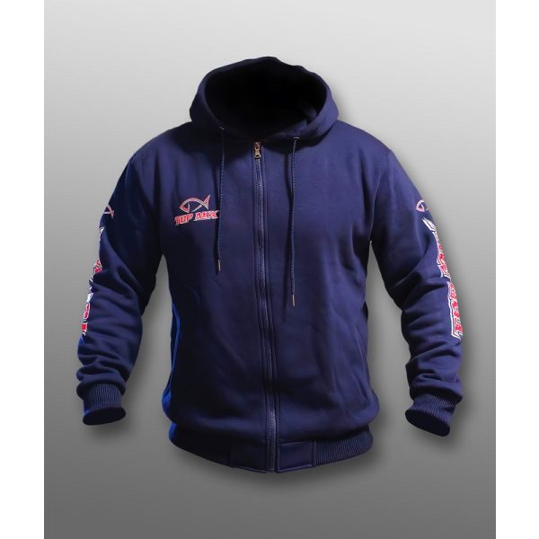 Top Mix Team L Blauer Kapuzenpullover