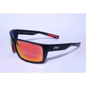 Top Mix Polarisierte rote Sportsonnenbrille mit Etui
