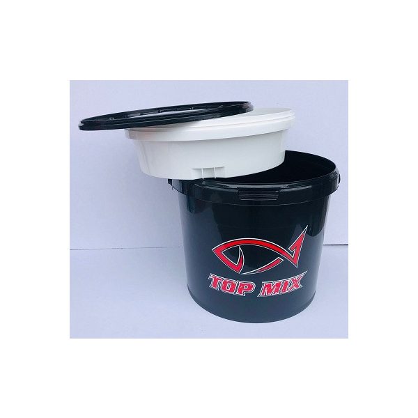 Top Mix 5l Futter-Mischeimer mit Köderwanne und Deckel