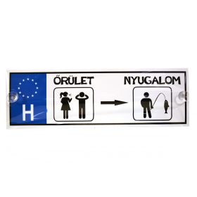 Scherz-Nummernschild Wahnsinn…