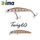 Ima Twing 60S 6cm 6,5gr 004 Gold Yamame Wobbler