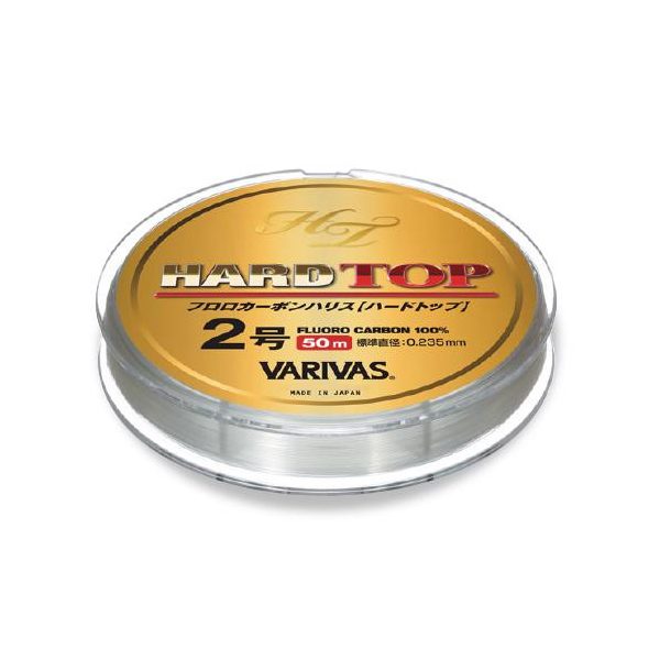 Varivas Hard Top Fluorocarbon Leader 50m 0,165mm 2,3kg Fluorocarbon Vorfachschnur