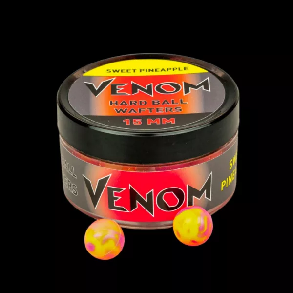 Feedermánia Venom Hard Ball Wafters 15mm Sweet Pineapple Futter Boilie