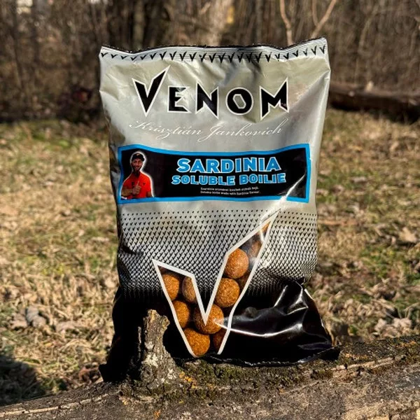 Venom Soluble Boilie 24mm Spicy Lösliche Bojlies 900gr