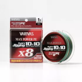   Varivas Avani Jigging 10x10 Max PE X8 200m #2,0 33lb Geflochtene Hauptschnur