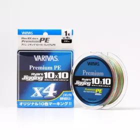   Varivas Avani Jigging 10x10 Premium PE X4 300m #1,5 25lb Geflochtene Hauptschnur