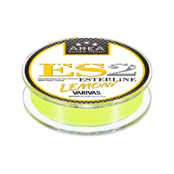 Varivas Super Trout Area ES2 Ester Lemoni 80m 0,091mm 1,75lb Monofile Hauptschnur