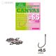 Varivas Super Trout Area Tournament Canvas #6,5 Finesse Spooning Virtuoso Widerhakenloser Haken 15 Stück