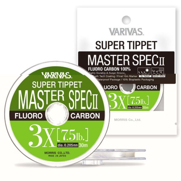 Varivas Super Tippet Master Spec ll Fluoro 8X 30m 0,090mm 1,7lb Fliegenvorfach