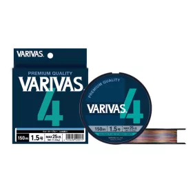   Varivas PE 4 Marking Edition 150m #1,2 0,185mm 21lb Vivid 5 Color Geflochtene Hauptschnur