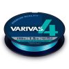 Varivas PE 4 Blue Edition 150m #0,6 0,128mm 10lb Water Blue Geflochtene Hauptschnur