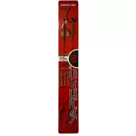   Vargas Krank Rig SR.2 mit 2 Ösen, mit Widerhaken, geflochtener 20cm vorgebundener Haken 2 Stk.